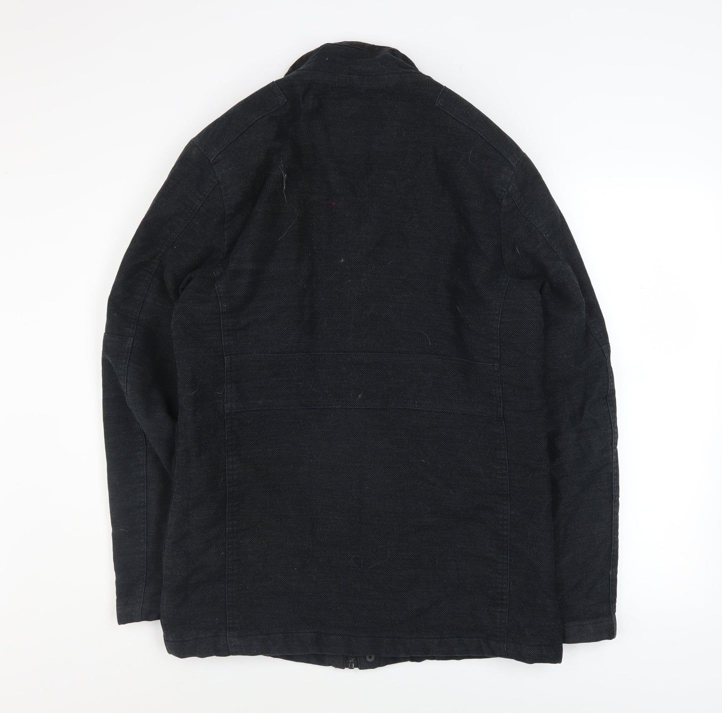 Easy Men’s Black Military Style Cotton Jacket Size S