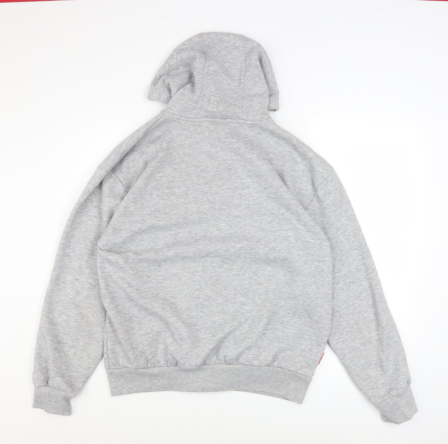 Slazenger Men's Grey L Basic Hooded Zip Jacket Fleece Lined