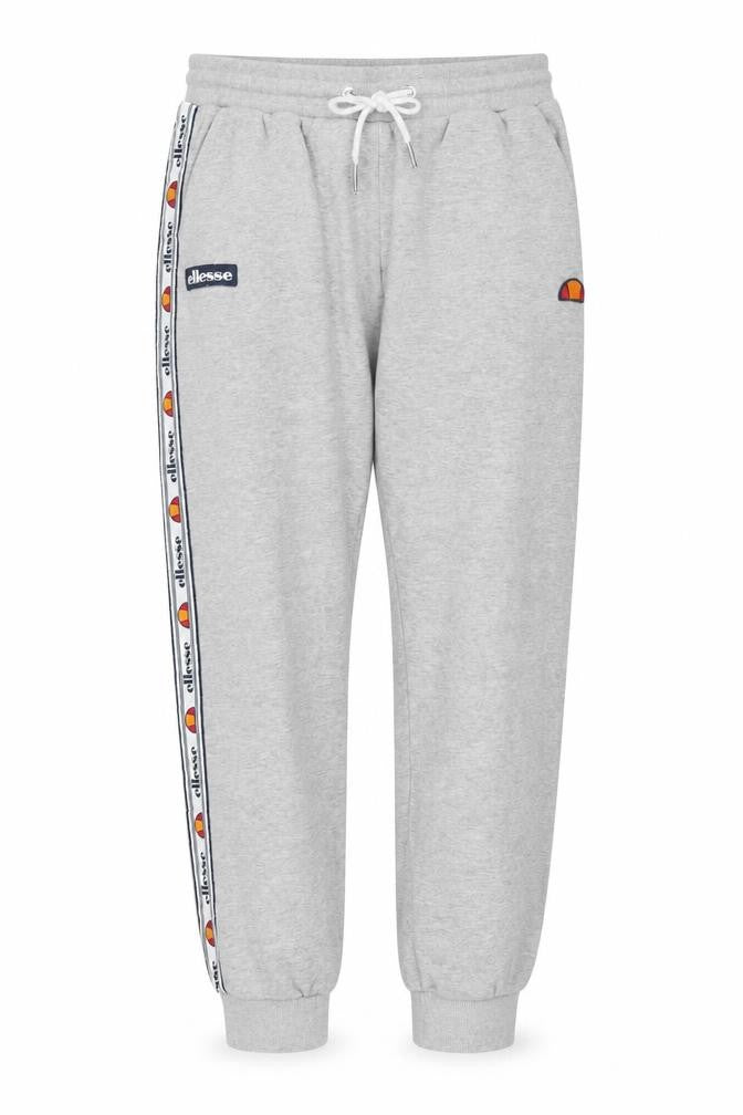 Front view of Ellesse women’s grey jogger track pants, size UK 10, cotton blend