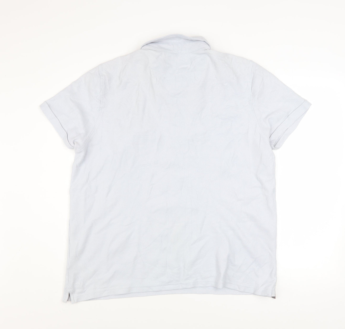 Hammond & Co Men’s White Cotton Short Sleeve Polo Shirt XL