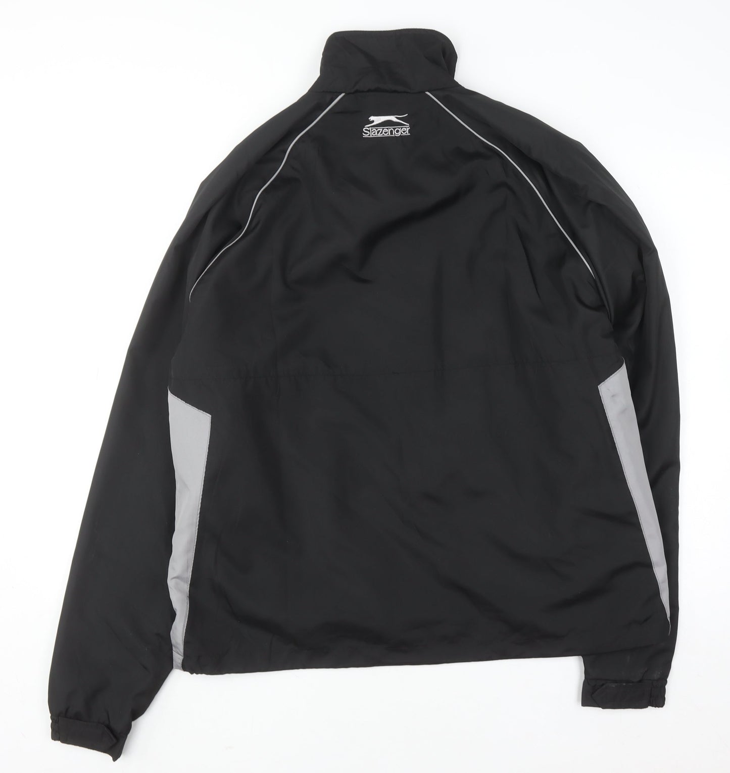 Slazenger Golf Men's Black Windbreaker Jacket M Lightweight Waterproof