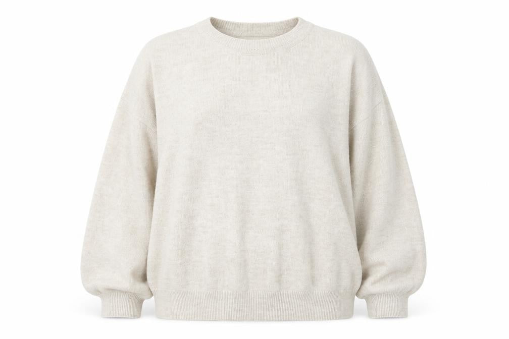 ASOS Design Women’s Beige Crew Neck Pullover Jumper Size 22