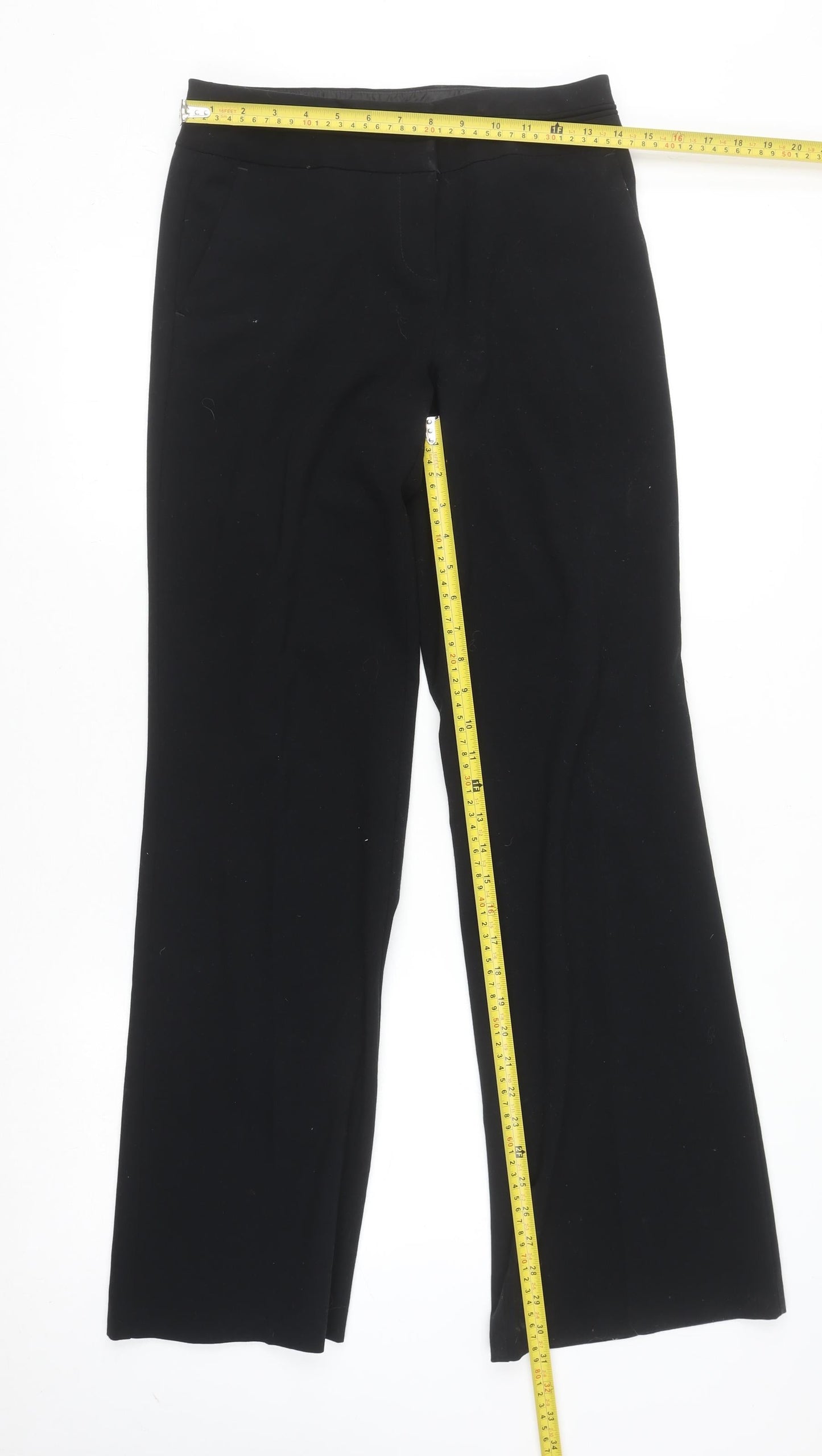 Marks and Spencer Women's Black Size 8 Long Dress Pants