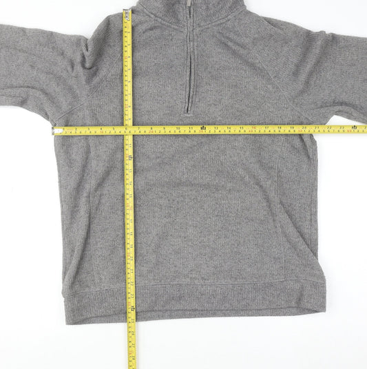 Craghoppers Men's Grey M 1/4 Zip Fleece Pullover Jumper