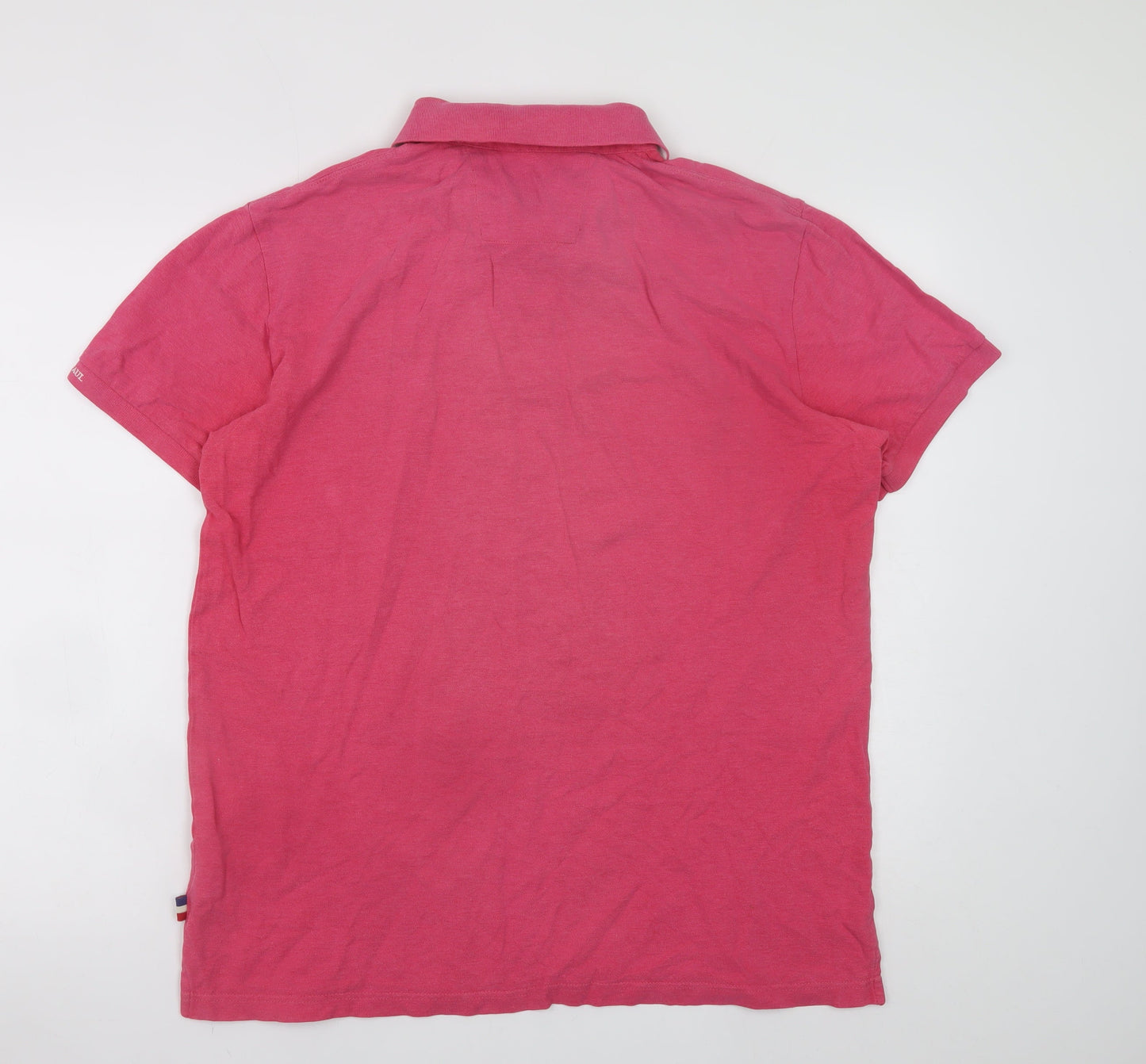 Jean Paul Maritime Men's Pink Polo Shirt XL Short Sleeve Cotton