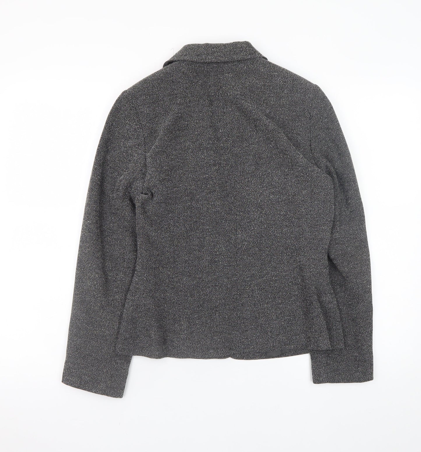 Principles Petite Women’s Grey Tweed Blazer Jacket Size 8
