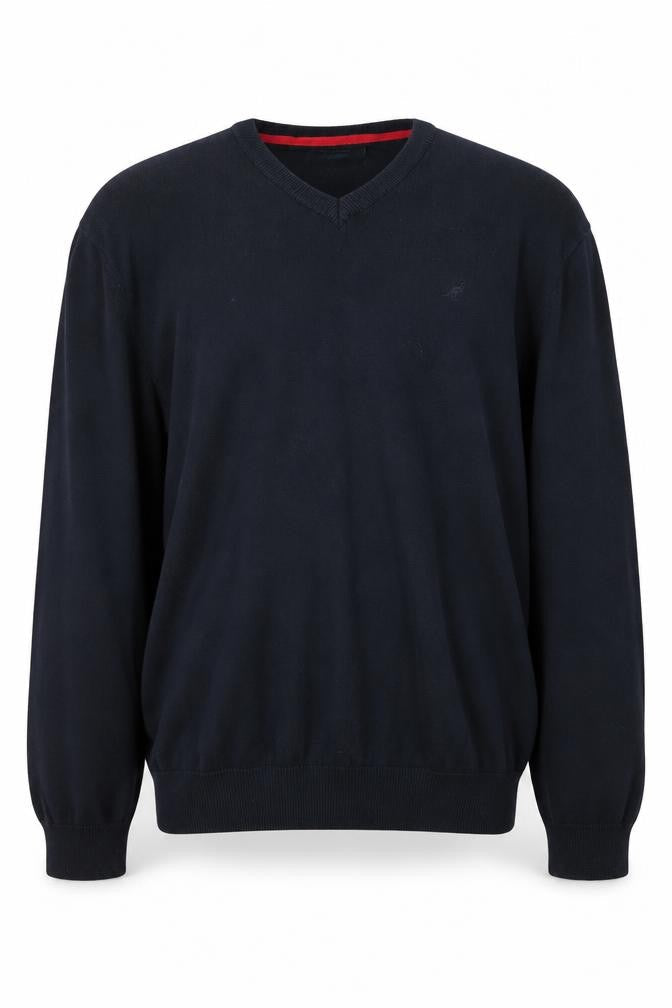 Kangol Men’s Black 2XL V-Neck Cotton Pullover Jumper