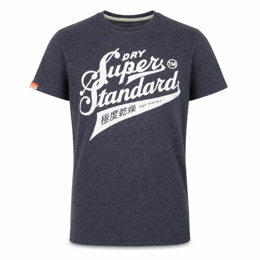 Superdry Men's Blue Graphic Print Crew Neck Short Sleeve T-Shirt S