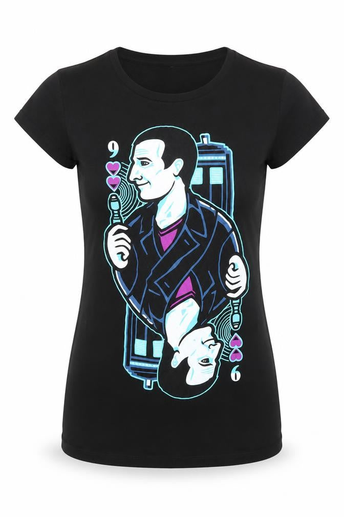 TeeFury Womens Black Funny Graphic T-Shirt Small Cotton Short Sleeve