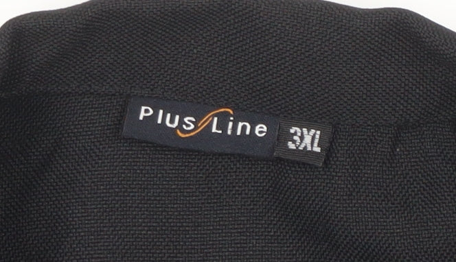 Plus Line Women's Black 3XL Classic Single-Breasted Blazer