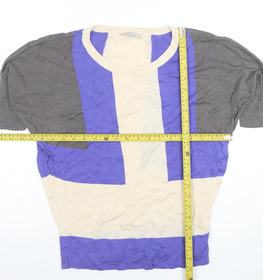 Gap Women's Multicoloured XS Colourblock Short Sleeve T-Shirt