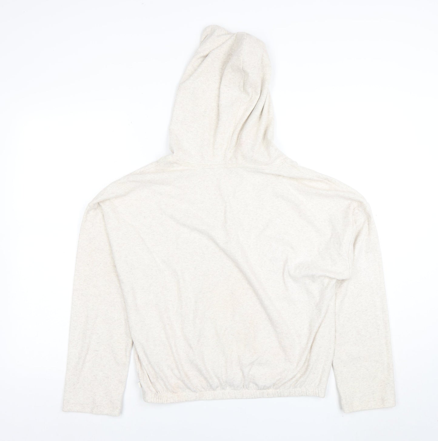 Tom Tailor Denim Women's Beige Hooded Pullover Hoodie Size 12