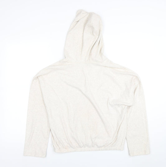 Tom Tailor Denim Women's Beige Hooded Pullover Hoodie Size 12