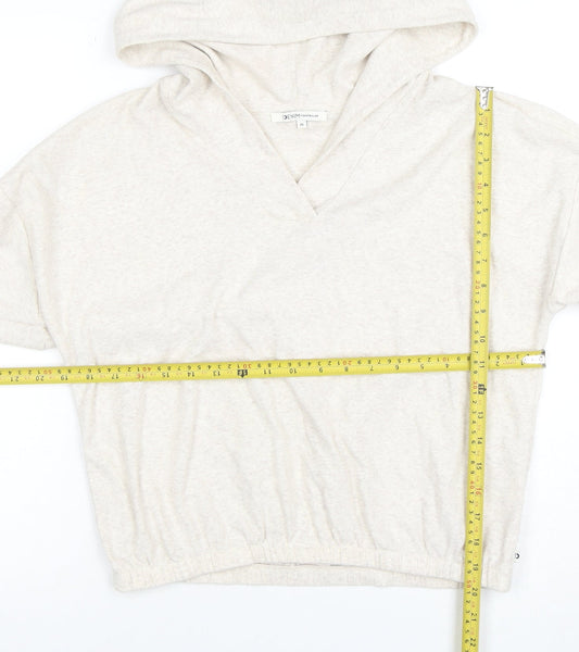 Tom Tailor Denim Women's Beige Hooded Pullover Hoodie Size 12