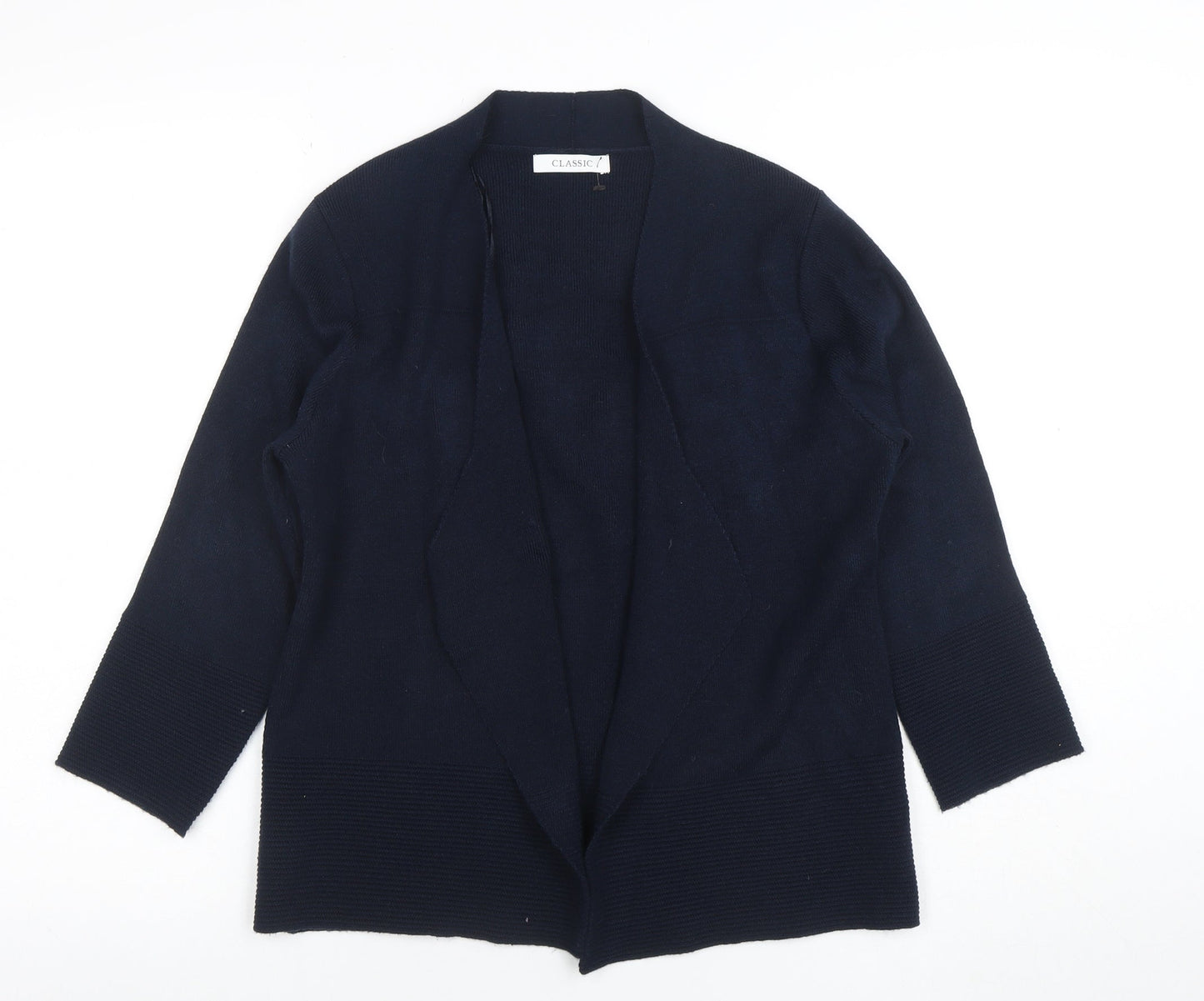 Marks and Spencer Womens Blue Open Front Knit Cardigan UK 10