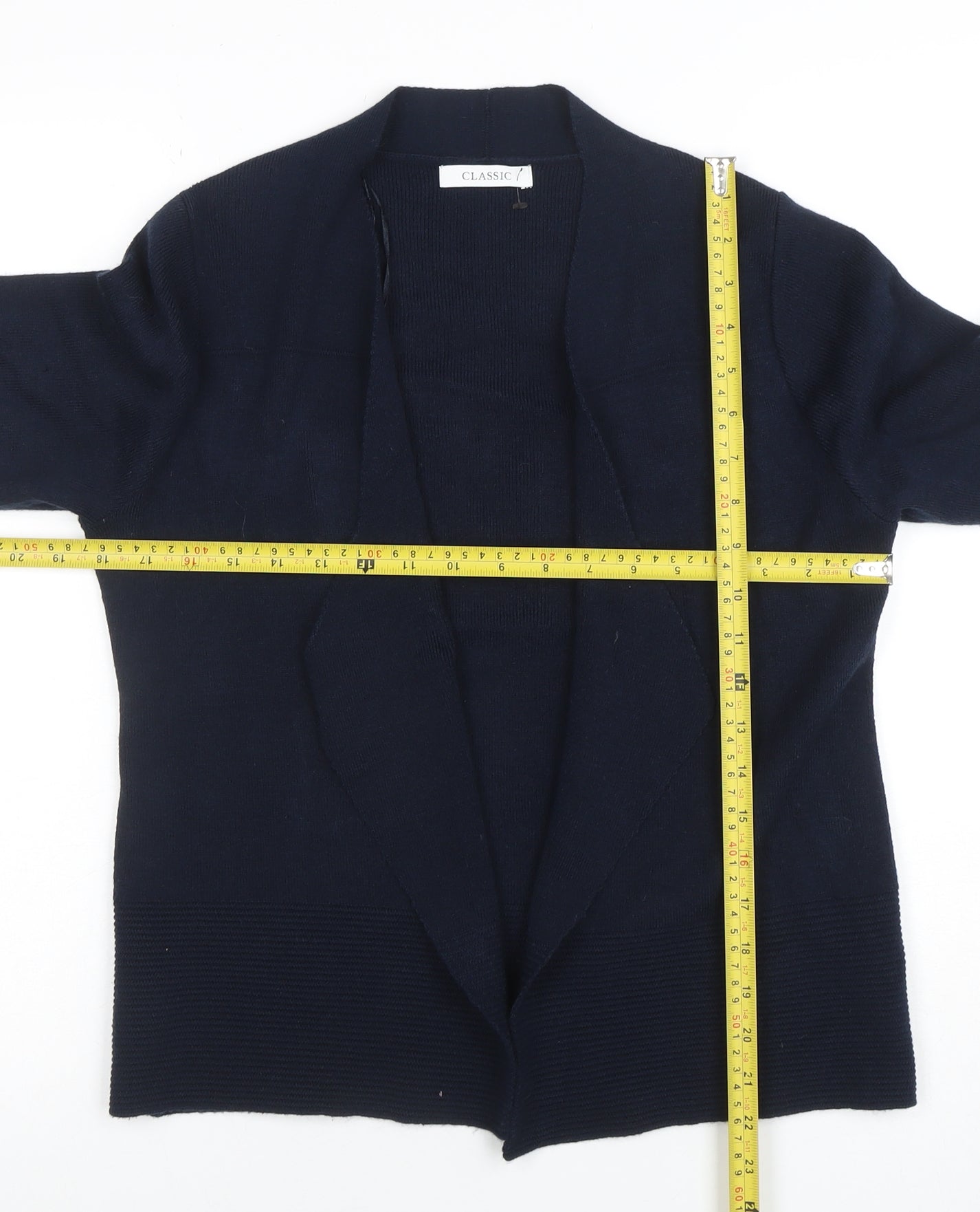 Marks and Spencer Womens Blue Open Front Knit Cardigan UK 10