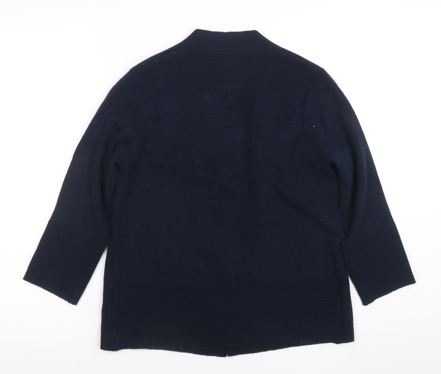 Marks and Spencer Womens Blue Open Front Knit Cardigan UK 10