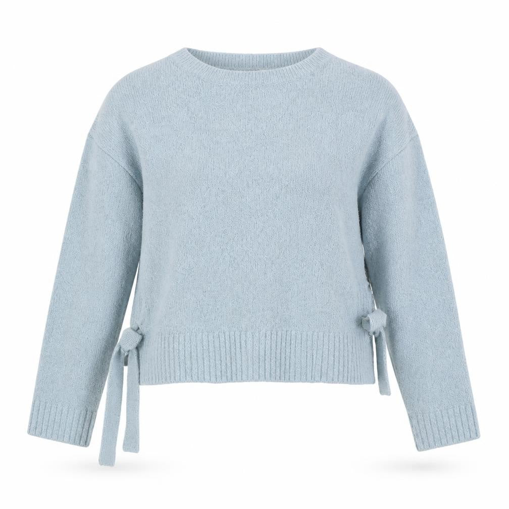 L.O.G.G. Women Blue Crew Neck Knit Pullover Jumper Size 8