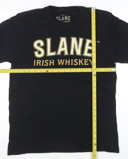 Slane Irish Whiskey Men's Black Medium Graphic Cotton T-Shirt