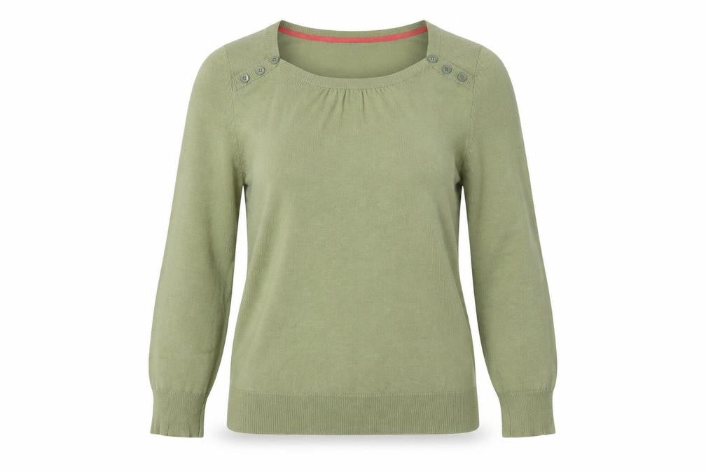 John Lewis Women’s Green Size 12 Scoop Neck Lightweight Jumper