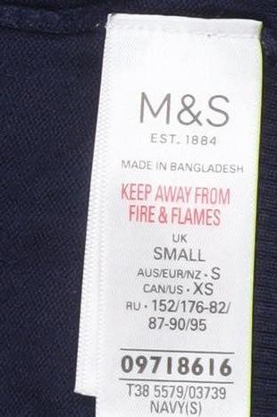 Marks and Spencer Women’s Navy Blue Open Front Knit Cardigan Size Small