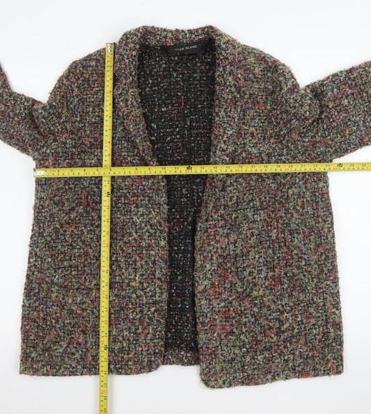 River Island Women's Multicoloured Bouclé Blazer Jacket UK 14 Classic Fit