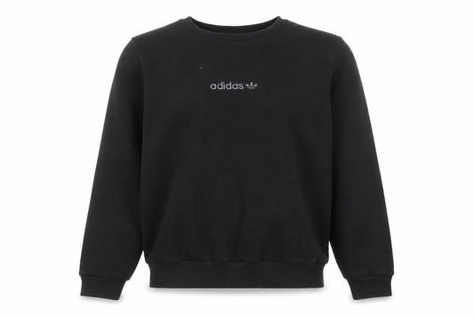 Adidas Mens Black Crew Neck Sweatshirt L Sports Pullover