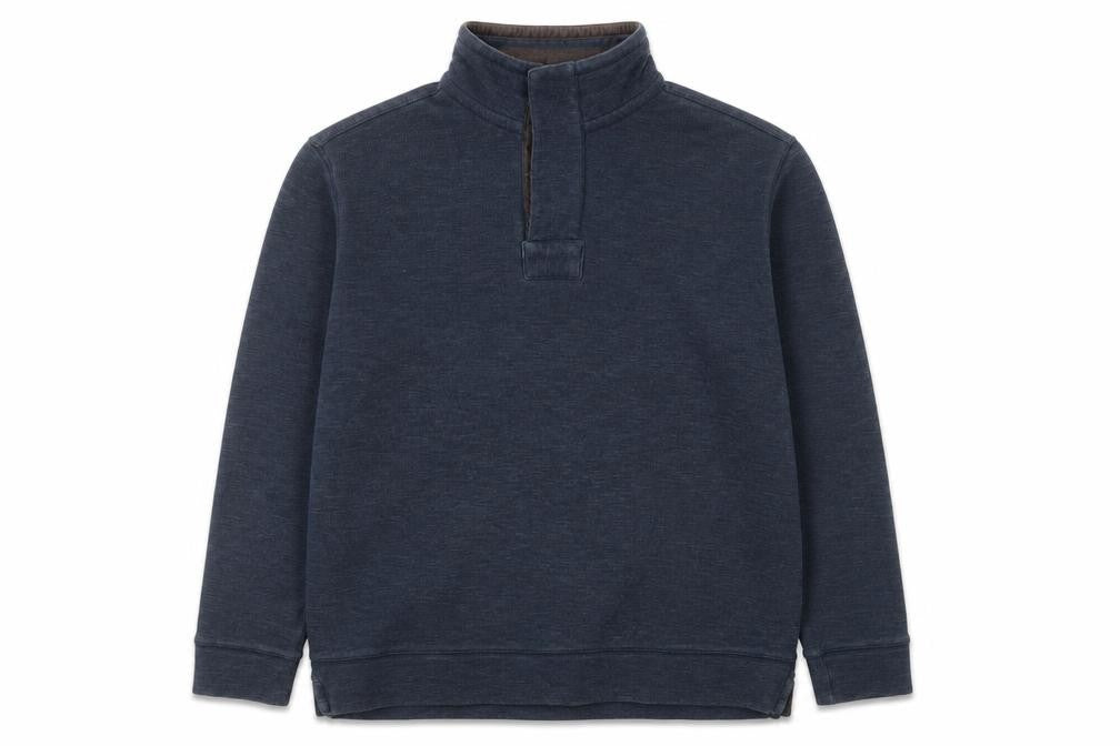 Marks and Spencer Men’s Blue 1/2 Zip Knit Sweatshirt Large