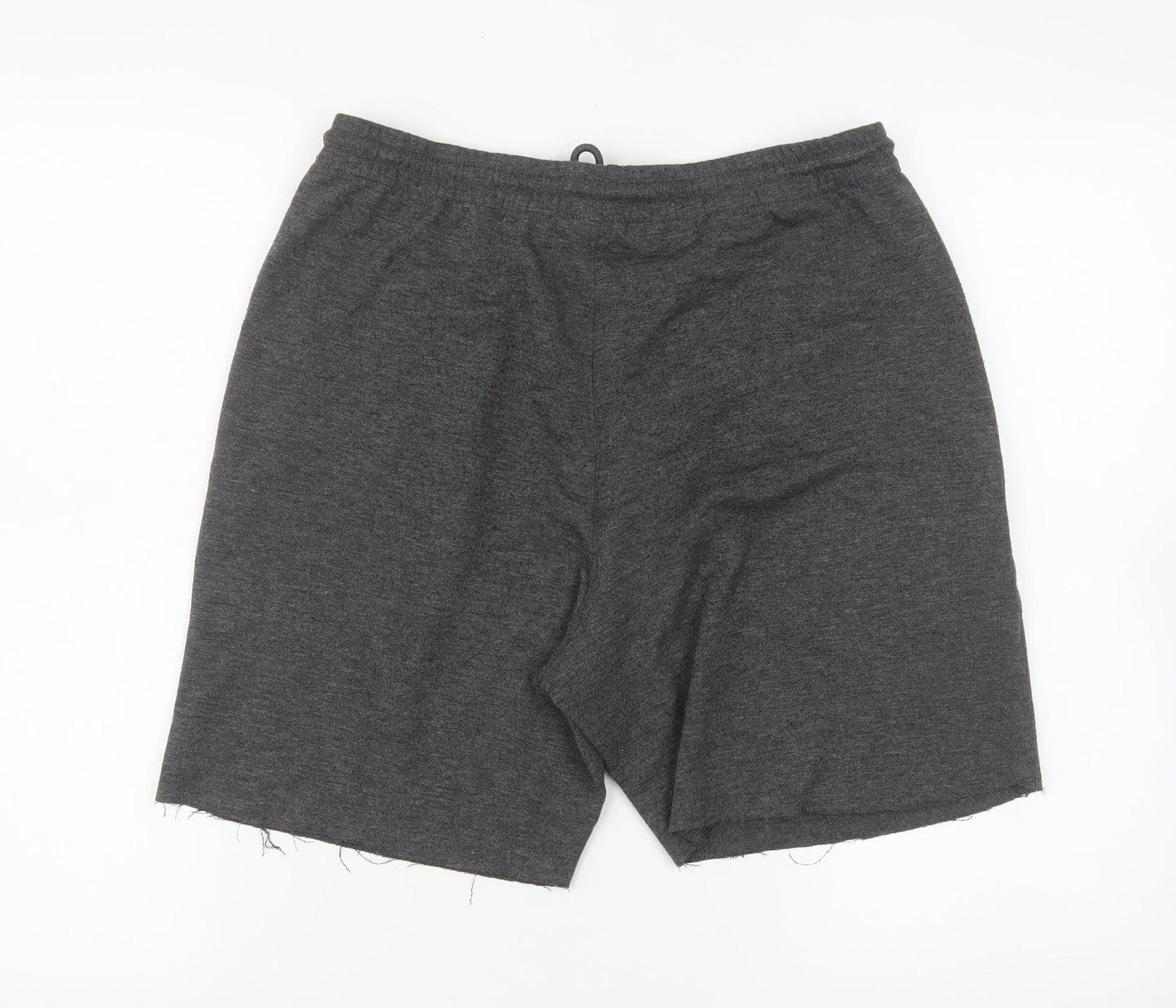 Machine Fitness Men's Grey Athletic Shorts Size L Gym Training