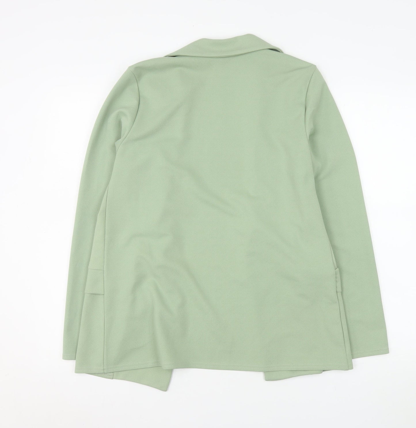 Quiz Women's Green Double Breasted Blazer UK 10 Regular Fit