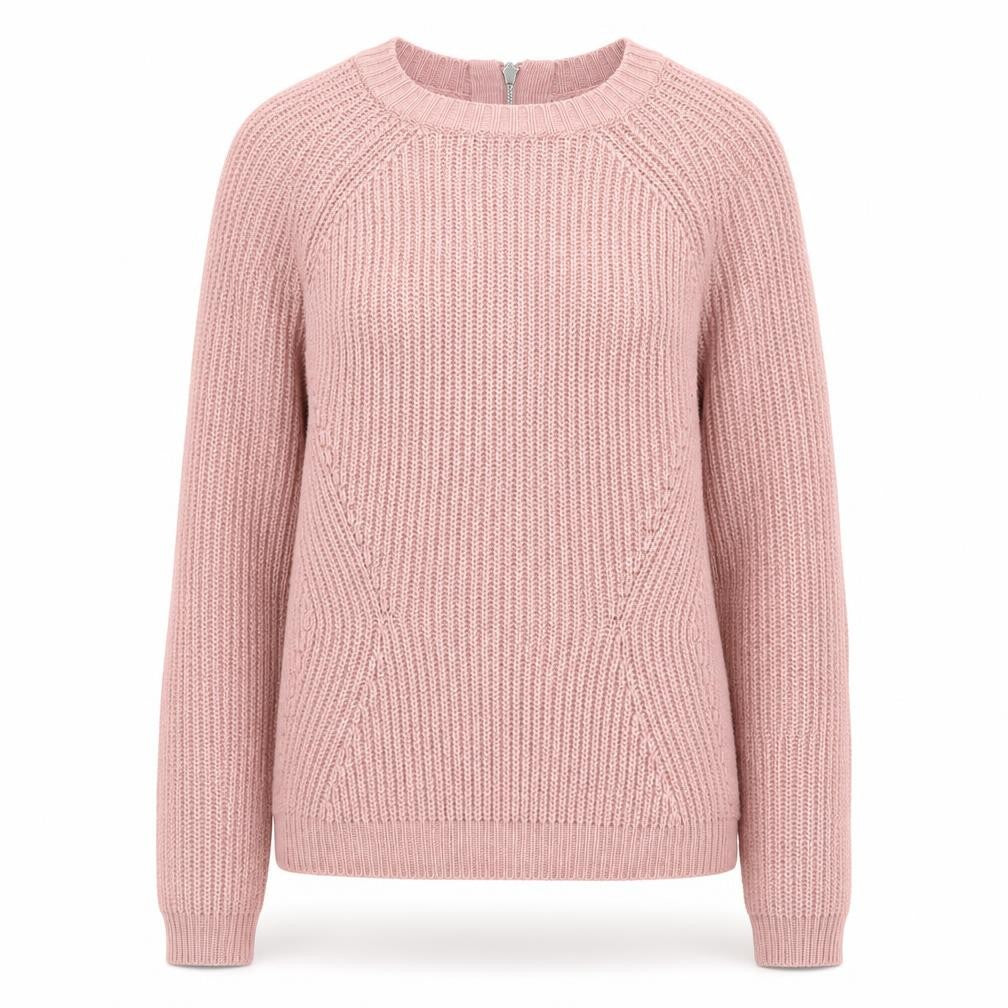 Dorothy Perkins Women’s Pink Chunky Knit Crew Neck Jumper Size 8