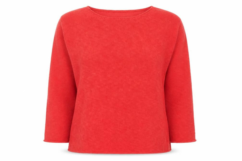 Marks and Spencer Women’s Red Long Sleeve Crew Neck Pullover Jumper Size M