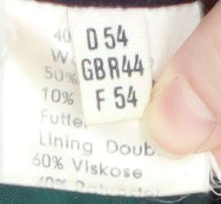 Bush Sportswear Men's Brown Wool Bomber Jacket Size 54 Regular