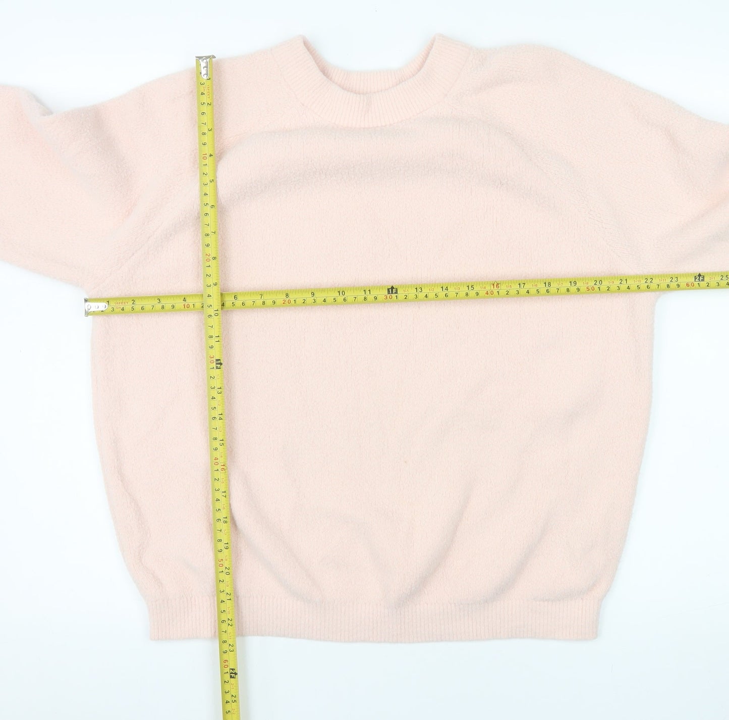 Marks and Spencer Women Pink Pullover Sweatshirt Medium 100% Polyamide