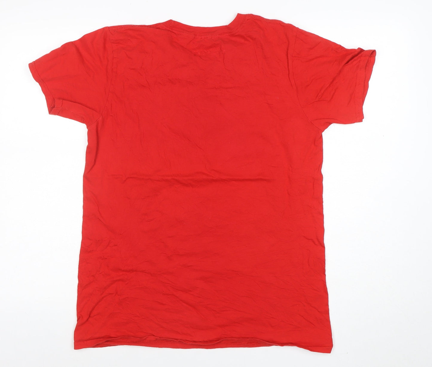 Coca-Cola Men's Red Christmas Santa Graphic T-Shirt Size M