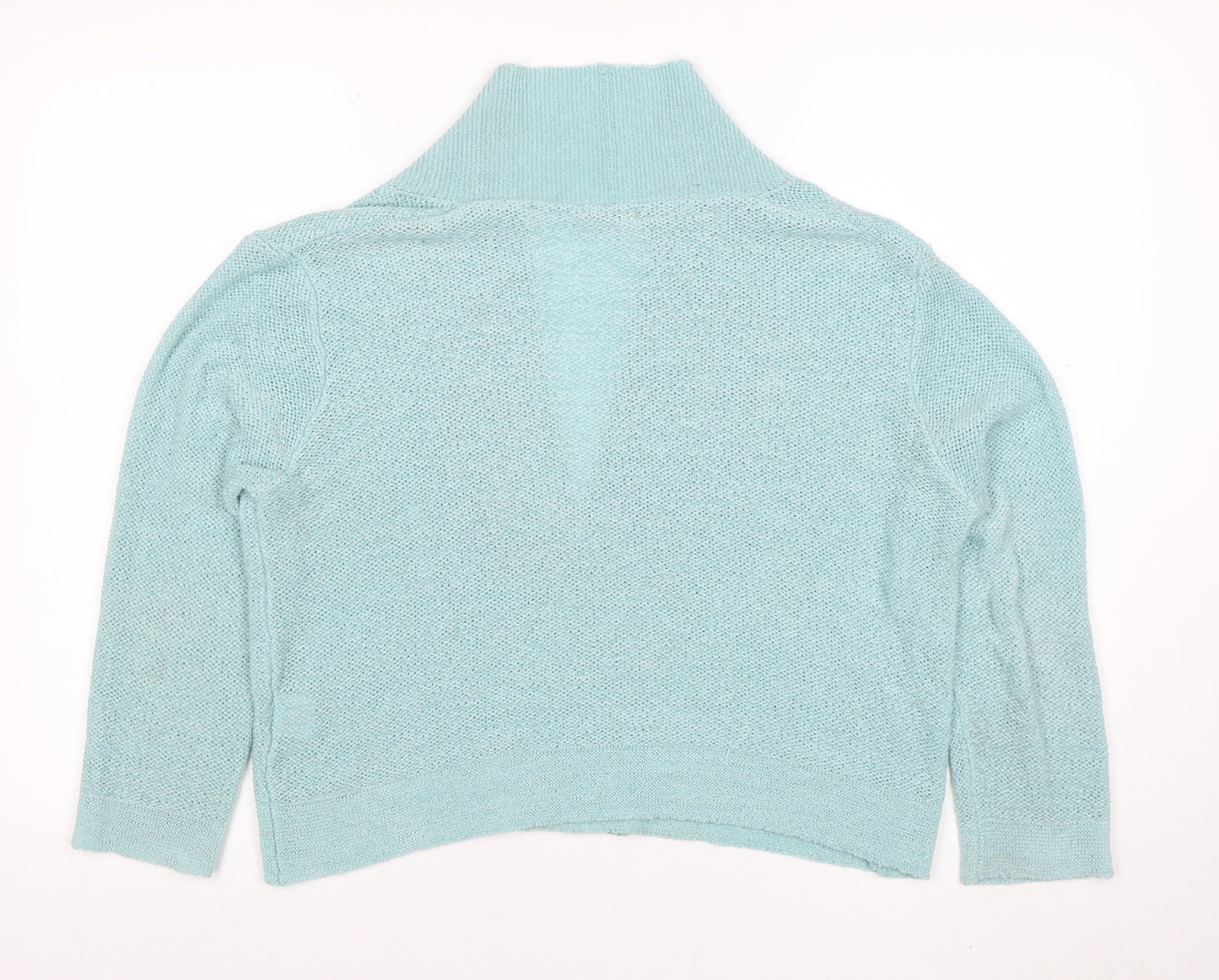 Roman Women’s Blue Knit Open Front Cardigan Size 18