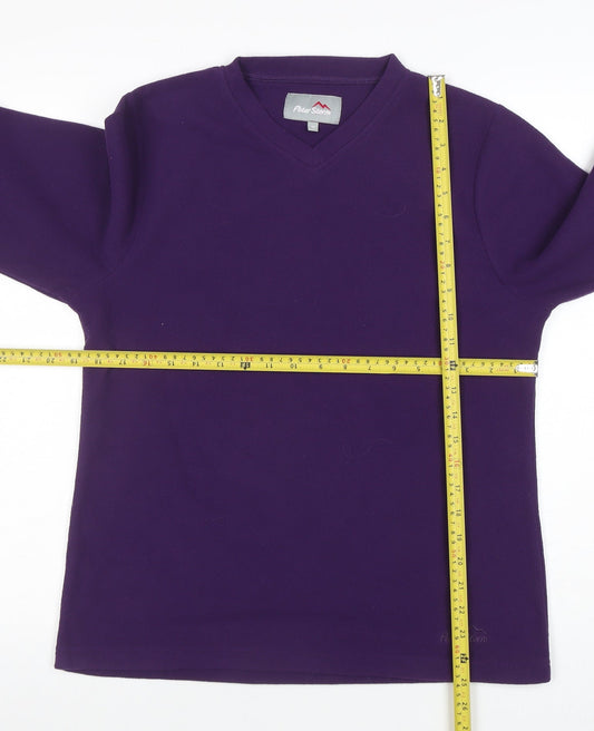 Peter Storm Women's Purple Fleece Pullover Sweatshirt Size 12