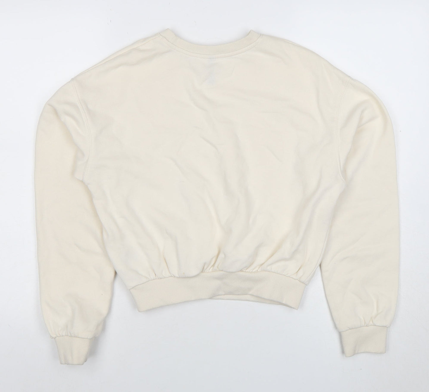 H&M Divided Women’s Beige XS Crew Neck Pullover Sweatshirt