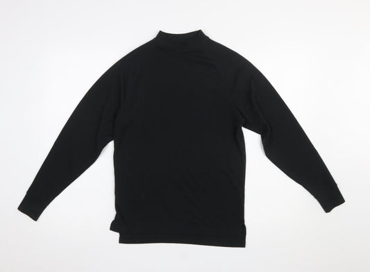 Trespass Womens Black XS Mock Neck Long Sleeve Thermal Top