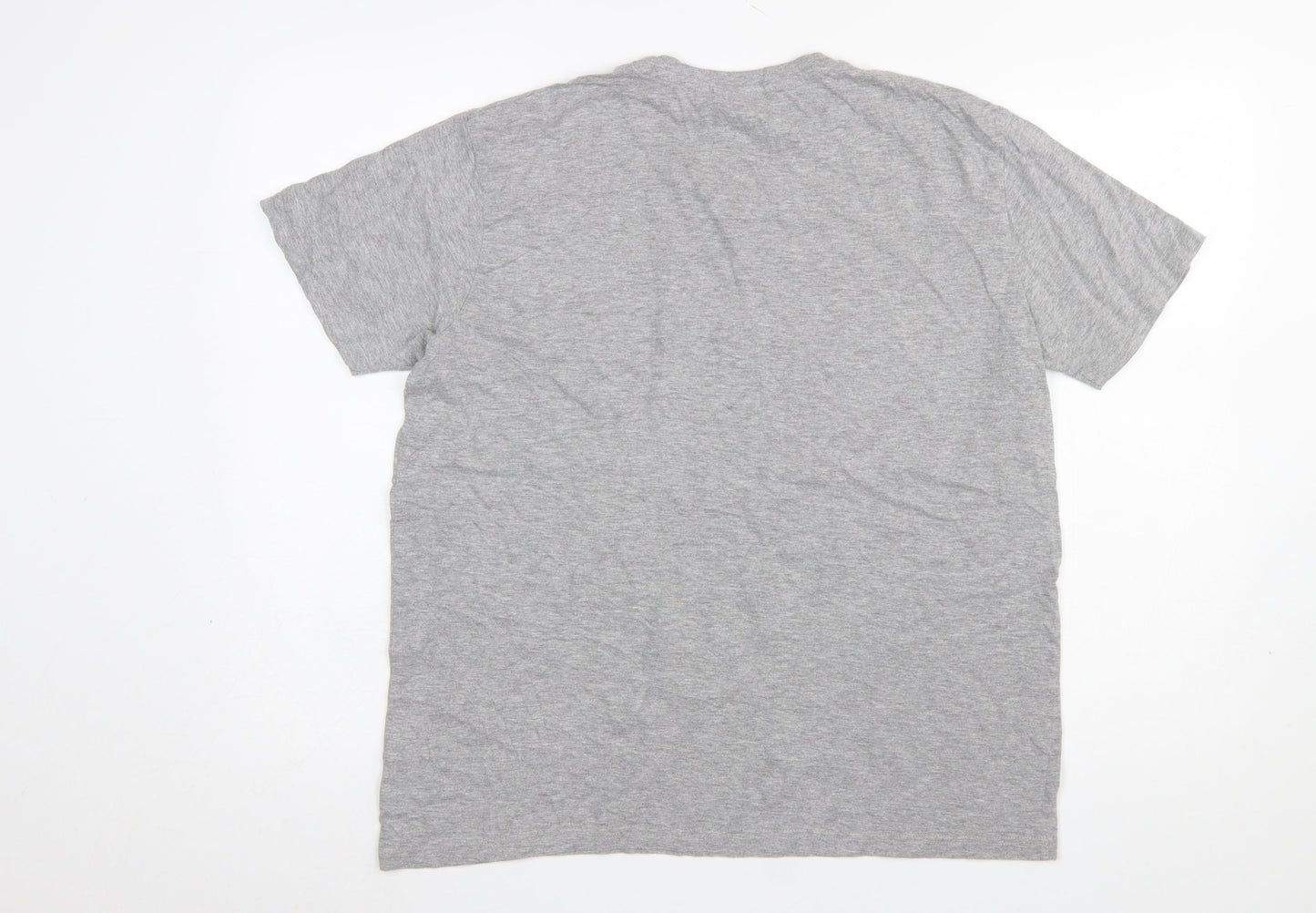 Manchester City Grey Men's Medium Crew Neck Graphic T-Shirt