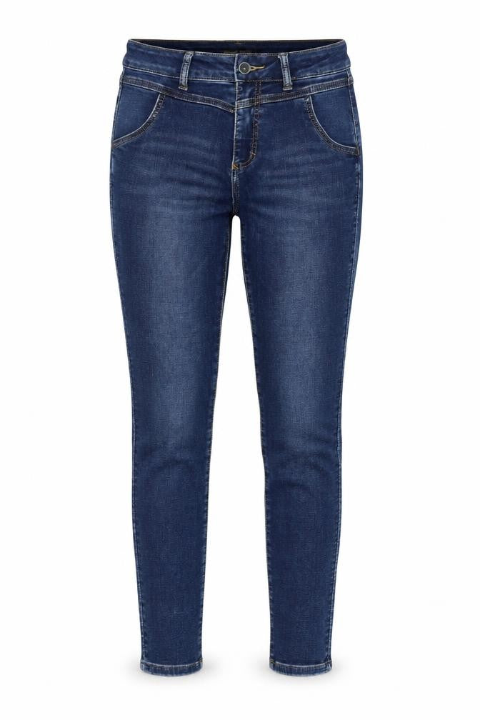 Front view of Toxik3 women’s blue skinny jeans xs slim fit stretch denim