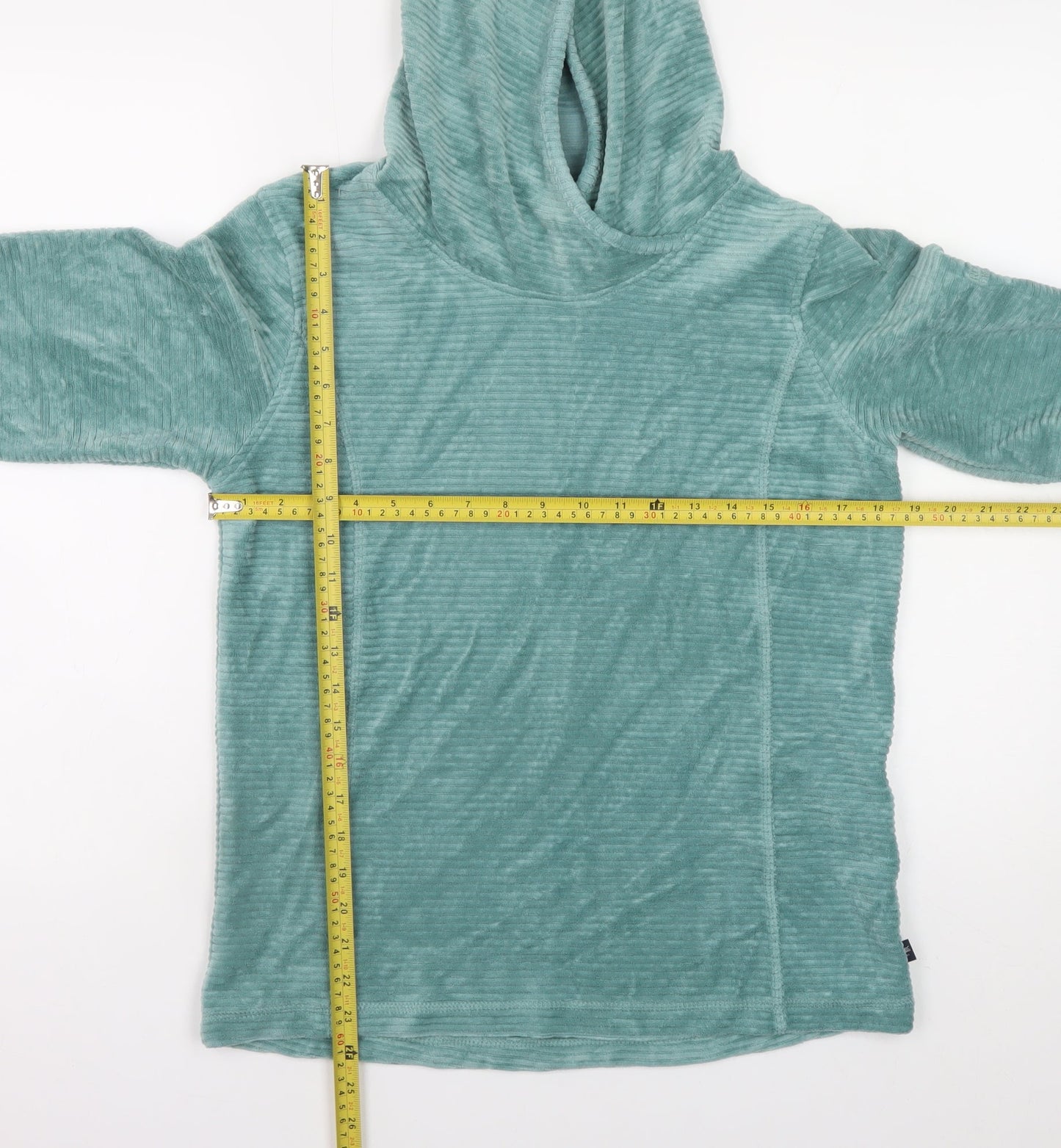 Regatta Great Outdoors Women's Green UK 12 Pullover Hoodie Cotton Blend Long Sleeve