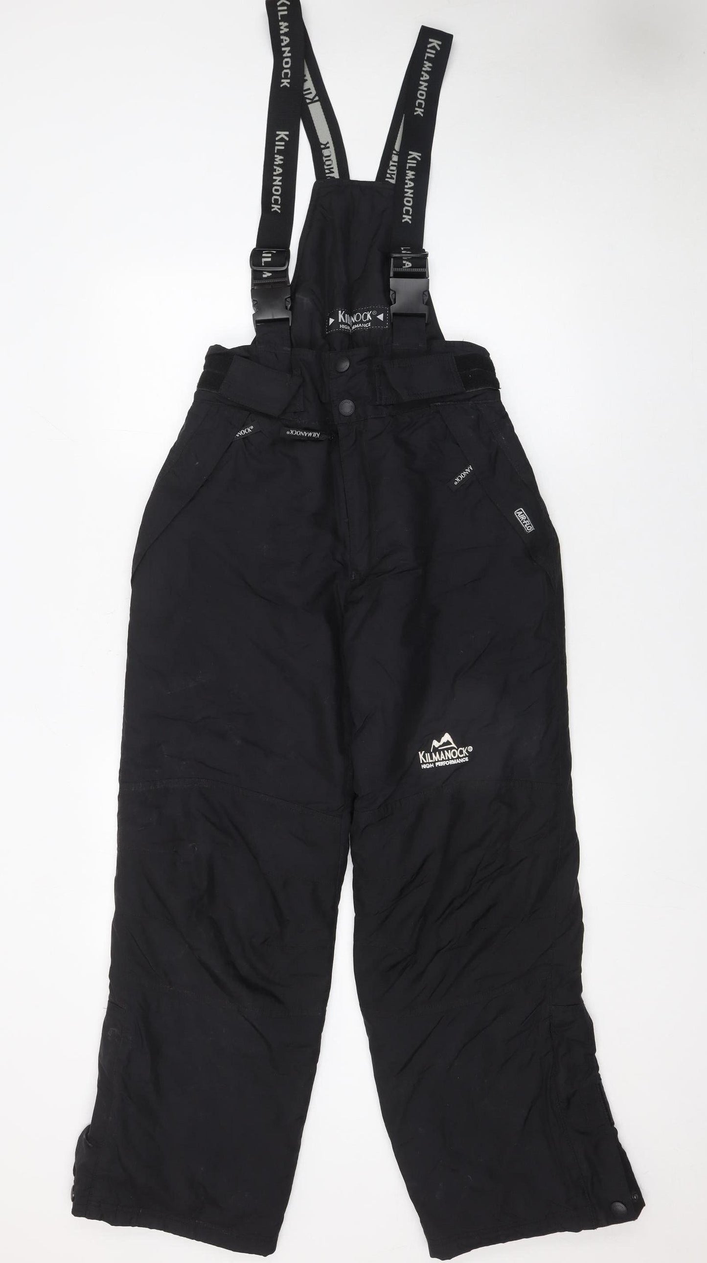Kilmarnock Women's Black Snow Pants Size 10 Waterproof Insulated