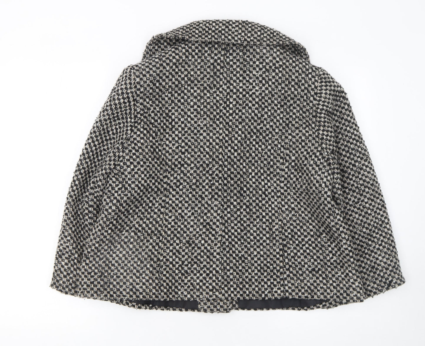 Evie Women’s Brown Houndstooth Tweed Suit Jacket Size 16