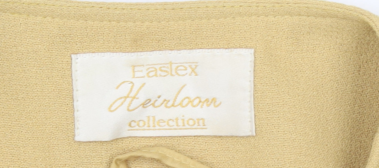 Eastex Women Beige Tailored Four-Button Lined Suit Jacket Size 10