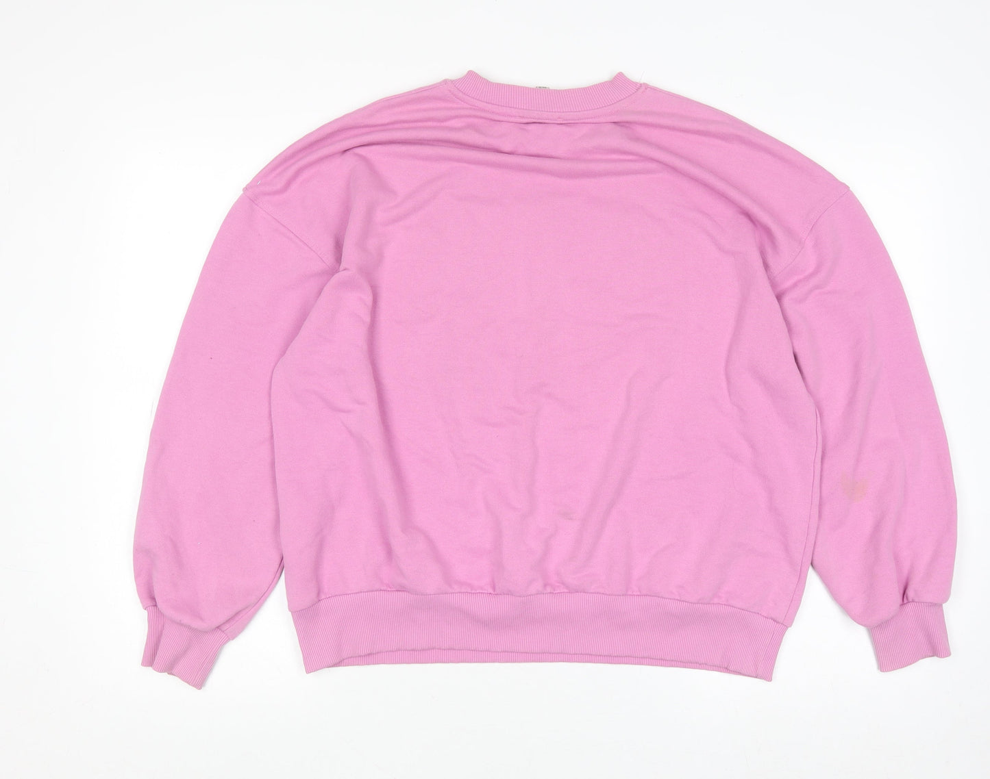 Pull & Bear Women's Pink Toronto Graphic Pullover Sweatshirt Size S