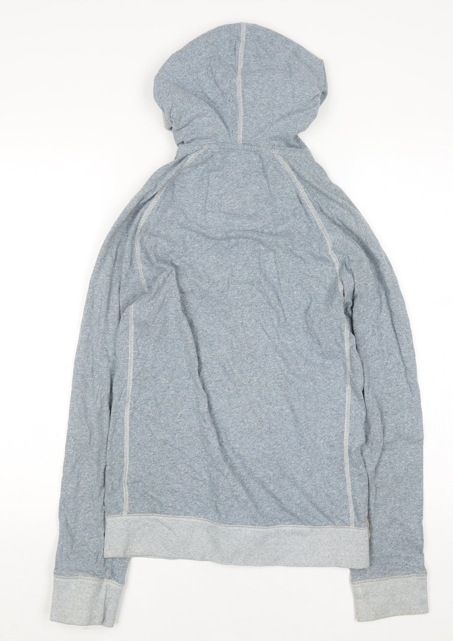 Next Men's Grey Full Zip Cotton Hoodie XS Lightweight Casual