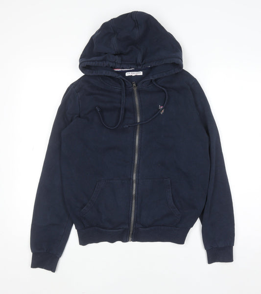 U.S. Polo Assn. Womens Navy Blue Full Zip Hoodie Size S