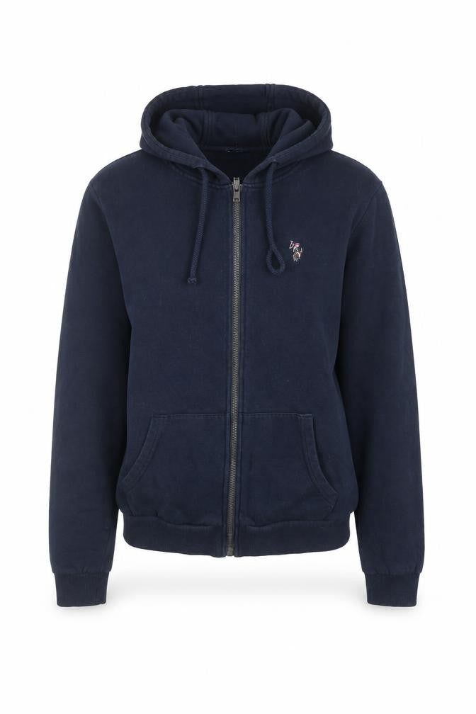 U.S. Polo Assn. Womens Navy Blue Full Zip Hoodie Size S