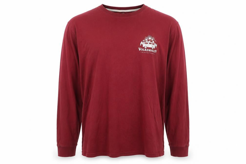 Marks and Spencer Mens Red Volkswagen Transporter Long Sleeve Cotton Top 2XL